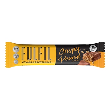 Fulfil Crispy Peanut Vitamin And Protein Snack Bar 37g