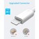 Anker 321 PowerLine ll USB-A to Lightning Charging Cable, 1.8 Meter Long Cable, TPE Finish,  White