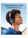 30i Wireless On-Ear Headphones, Foldable Design, Pure Bass, 70H Playtime, Bluetooth 5.3, Lightweight and Comfortable, App Connectivity, Multipoint Connection Black
