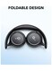 30i Wireless On-Ear Headphones, Foldable Design, Pure Bass, 70H Playtime, Bluetooth 5.3, Lightweight and Comfortable, App Connectivity, Multipoint Connection Black
