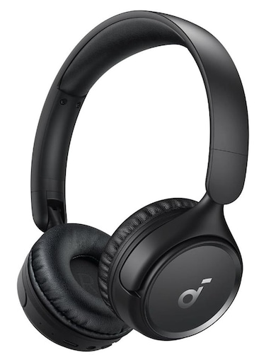 30i Wireless On-Ear Headphones, Foldable Design, Pure Bass, 70H Playtime, Bluetooth 5.3, Lightweight and Comfortable, App Connectivity, Multipoint Connection Black