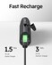 VEGER Mini Power Bank Portable 5000mAh, Ultra-Compact 20W PD QC 3.0 Fast Charging Battery Pack, Portable Charger Built-in Connector, Phone Charger for iPhone, AirPods - Black