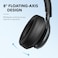 Space One - Adaptive Active Noise Cancelling Headphones, Enhanced Human Voice Reduction, 40H ANC Playtime, LDAC Hi-Res Wireless Audio, Comfortable Fit, Bluetooth 5.3, App Control