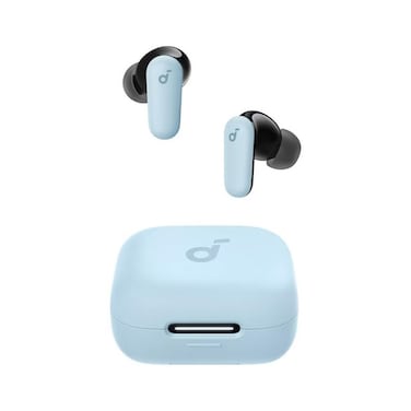 Soundcore R50i NC by Anker Noise Cancelling Earbuds, Strong and Smart Noise Cancelling, Powerful Bass, 45H Playtime, 2-in-1 Case and Phone Stand, IP54, Wireless Earbuds, Bluetooth 5.4, Blue