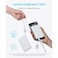 Anker 22.5W Smart Display Power Bank (10000 mAh), White
