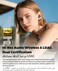 SoundPEATS Q40HD Bluetooth 6.0 Sports Neckband Headphones, Hi-Res Audio LDAC, 20 Hours Playtime, IP67 Waterproof, App Control, Dual Connection, Dynamic EQ, Find Headphones