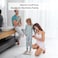 eufy Smart Scale C1 with Bluetooth, Body Fat Scale, Wireless Digital Bathroom Scale, 15 Measurements, Weight/Body Fat/BMI, Fitness Body Composition Analysis,White, lbs/kg