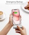 VEGER Power Bank, Mini Portable Charger with Built-In USB-C Connector, 5,000mAh Battery Pack with LED Indicator, 12W Small Powerbank for iPhone 16/15 Series, Samsung, Huawei, iPad, Xiaomi, Vivo, Oppo