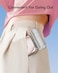 VEGER Power Bank, Mini Portable Charger with Built-In USB-C Connector, 5,000mAh Battery Pack with LED Indicator, 12W Small Powerbank for iPhone 16/15 Series, Samsung, Huawei, iPad, Xiaomi, Vivo, Oppo