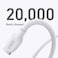 Anker USB C to USB C Cable, Braided and Dirt-Free Type C Fast Charging Cable, Slim Connector, for iPhone 17/16 Series, MacBook (240W) (White, 6ft)