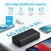 Anker باور بانك بسعة 40,000mAh، شاحن محمول سريع USB-C بقوة 30 واط بطارية خارجية متعددة الأجهزة مع 4 منافذ لأجهزة آيفون، سامسونج جالكسي، آيباد واللابتوب، يدعم Power Delivery للسفر والاستخدام الاحتياطي