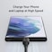 Anker USB-C to USB-C Charging Cable, Bio-Nylon 3ft, Support 140W, Charging Cable for iPhone, Samsung &amp; Other, Black Color