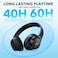 Anker Q20i Hybrid Active Noise Cancelling Headphones, Wireless Over-Ear Bluetooth, 40H Long ANC Playtime, Hi-Res Audio, Big Bass, Customize via an App, Transparency Mode
