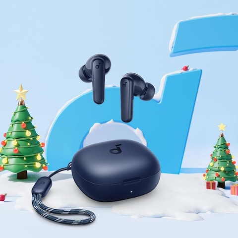 Anker P20i Bluetooth Earphones, 10mm Drivers with Big Bass True Wireless Earbuds, Bluetooth 5.3, 30H Playtime, IPX5, 2 Mics for AI Clear Calls, 22 Preset EQs, Customization via App