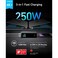 Anker Prime Power Bank, 27,650mAh 3-Port 250W Portable Charger (99.54Wh) Smart App, Compatible with MacBook Pro/Air, iPhone 15/14/13 Series, Samsung, Dell, &amp; More, Gold