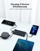 VRURC Power Bank 10000mAh with Built in Cables,VRURC USB C slim Portable Charger 5 Output &amp; 2 Input LED Display External Battery Pack Chargers Compatible with iPhone,Samsung Cell Phones
