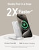 Anker 6600mAh  Qi2 15W MagSafe Power Bank White