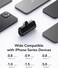 VEGER Mini Power Bank 5000mAh, Portable Charger Ultra Compact 20W PD QC3.0 Fast Charging Cell Phone Battery Pack with Foldable Stand, USB C Mini Powerbank for Samsung Galaxy S22, S21,Android - Black