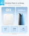 Anker Nano Power Bank, Ultra-Slim 5,000mAh Magnetic Battery Pack, Qi2 Certified 15W Max Ultra-Fast MagSafe-Compatible Portable Charger, PD 20W, Ergonomic Design, For iPhone 17/16/15/14/13 Only(White)