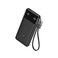 Anker Power Bank 10000mAh 22.5W Portable Charger with USB C Lanyard Cable with 2 Port, 1 USB-C, 1 USB-A Fast Charging for iPhones, iPads, Samsung Smartphones and Other Android Devices - Black