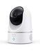 Eufy Security Indoor Cam E220, Camera For Home Security, Pan &amp; Tilt, Dog/Pet Camera, 2K Wi-Fi Plug-In, Motion Tracking, Motion Only Alerts, Night Vision, Homebase 3 Compatible, Voice Assistant Support