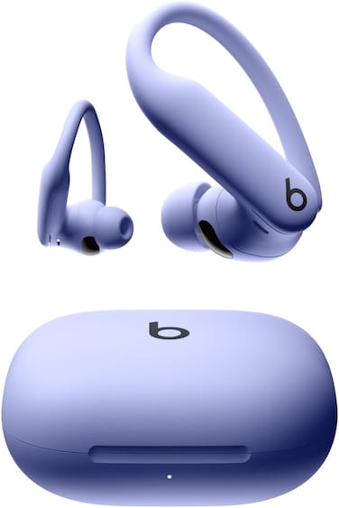 Beats Powerbeats Pro 2 Wireless Bluetooth Earbuds &ndash; Noise Cancelling, Heart-Rate Monitor, IPX4, Up to 45 Hours Battery &amp; Wireless Charging Case, works with Apple &amp; Android - Hyper Purple