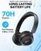 Anker H30i Wireless On-Ear Headphones, Foldable Design, Pure Bass, 70H Playtime, Bluetooth 5.3, Lightweight and Comfortable, App Connectivity, Multipoint Connection
