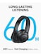 Q11i Wireless Over-Ear Bluetooth Headphones by Anker, Deep Bass, 60H Playtime, Hi-Res Audio, Detachable Ear Cushions, Multipoint Connection Grey Grey