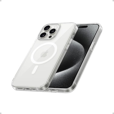 Anker for iPhone 16 Pro Case, Compatible with MagSafe, Military-Grade Protection, Yellowing Resistant, Scratch-Resistant Back, Magnetic Phone Case for iPhone 16 Pro, Classic Series, Clear
