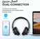 Soundcore Q20i Hybrid Active Noise Cancelling Headphones, Wireless Over-Ear Bluetooth, 44H Long ANC Playtime, Hi-Res Audio, Big Bass, Customize via an App, Transparency Mode