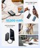CUKTECH Qi2 Magnetic Power Bank 10,000mAh, 30W Fast USB-C &amp; 15W Wireless Battery Pack with Smart Display &amp; Foldable Stand, Portable Charger Compatible with iPhone 17/16/15 Series, Samsung