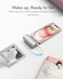 VEGER Power Bank, Mini Portable Charger with Built-In USB-C Connector, 5,000mAh Battery Pack with LED Indicator, 12W Small Powerbank for iPhone 16/15 Series, Samsung, Huawei, iPad, Xiaomi, Vivo, Oppo
