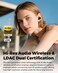 SoundPEATS Q40HD Bluetooth 6.0 Sports Neckband Headphones, Hi-Res Audio LDAC, 20 Hours Playtime, IP67 Waterproof, App Control, Dual Connection, Dynamic EQ, Find Headphones