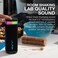 JBuds Party Portable Bluetooth Speaker, 2 Full-Range Drivers + 2 Passive Woofers, IP56 Waterproof, 12 Hours Playtime, Connect Multiple Speakers, Custom Sound + RGB Lighting via App black