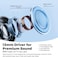 SOUNDPEATS Air6 HS BT 6.0 Wireless Earbuds, Semi-in-Ear Bluetooth Earphones with 13mm Triple-Magnet Bio-Composite Driver, LDAC &amp; Hi-Res Audio, 45H Playtime, 4-Mic Noise Cancelling, IPX5 (black)