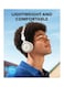 H30i Wireless On-Ear Headphones, Foldable Design, Pure Bass, 70H Playtime, Bluetooth 5.3, Lightweight and Comfortable, App Connectivity, Multipoint Connection White