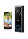 eufy Video Doorbell Camera Wireless C30, Live Video Call, 2K FHD,16:9 Wide View, Human and Motion Detection