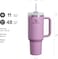 STANLEY Quencher H2.0 FlowState Tumbler 1.2L - Cold For 11 Hours - Iced For 48 Hours - Water Bottle with Straw, Handle and Lid - Dishwasher Safe - Travel Mug For Cold or Hot Drinks - Purple
