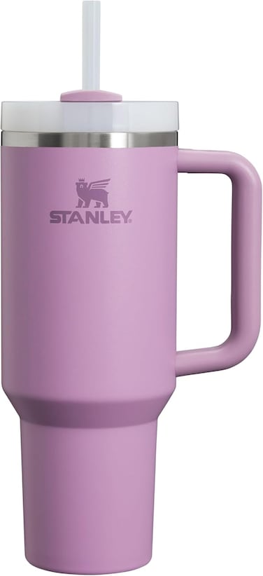 STANLEY Quencher H2.0 FlowState Tumbler 1.2L - Cold For 11 Hours - Iced For 48 Hours - Water Bottle with Straw, Handle and Lid - Dishwasher Safe - Travel Mug For Cold or Hot Drinks - Purple