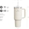 STANLEY Quencher H2.0 FlowState Tumbler 1.2L - Cold For 11 Hours - Iced For 48 Hours - Water Bottle with Straw, Handle and Lid - Dishwasher Safe - Travel Mug For Cold or Hot Drinks - Cream