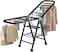 Foldable Drying Rack, 3-Layer Clothes Dryer 170 * 95 * 47cm, Large Clothes Drying Rack with Wheels, Sturdy and Durable, Height Adjustable, Stainless Steel