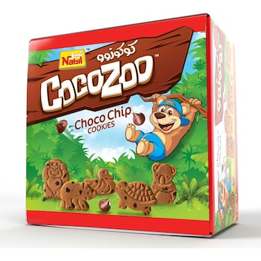 Tiffany Coco Zoo Choco Chip Cookies, 26g Pack of 10