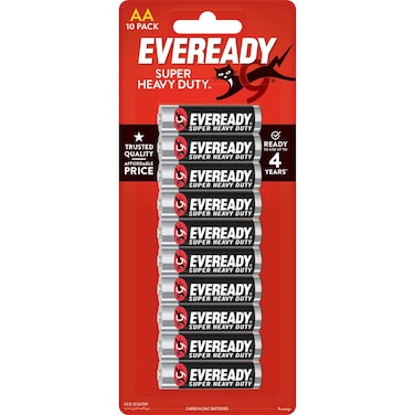 Eveready Heavy Duty AA Battery 10 PCS