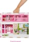 Barbie Dollhouse With 2 Levels &amp; 4 Play Areas, Fully Furnished, Gift For 3 To 7 Year Olds