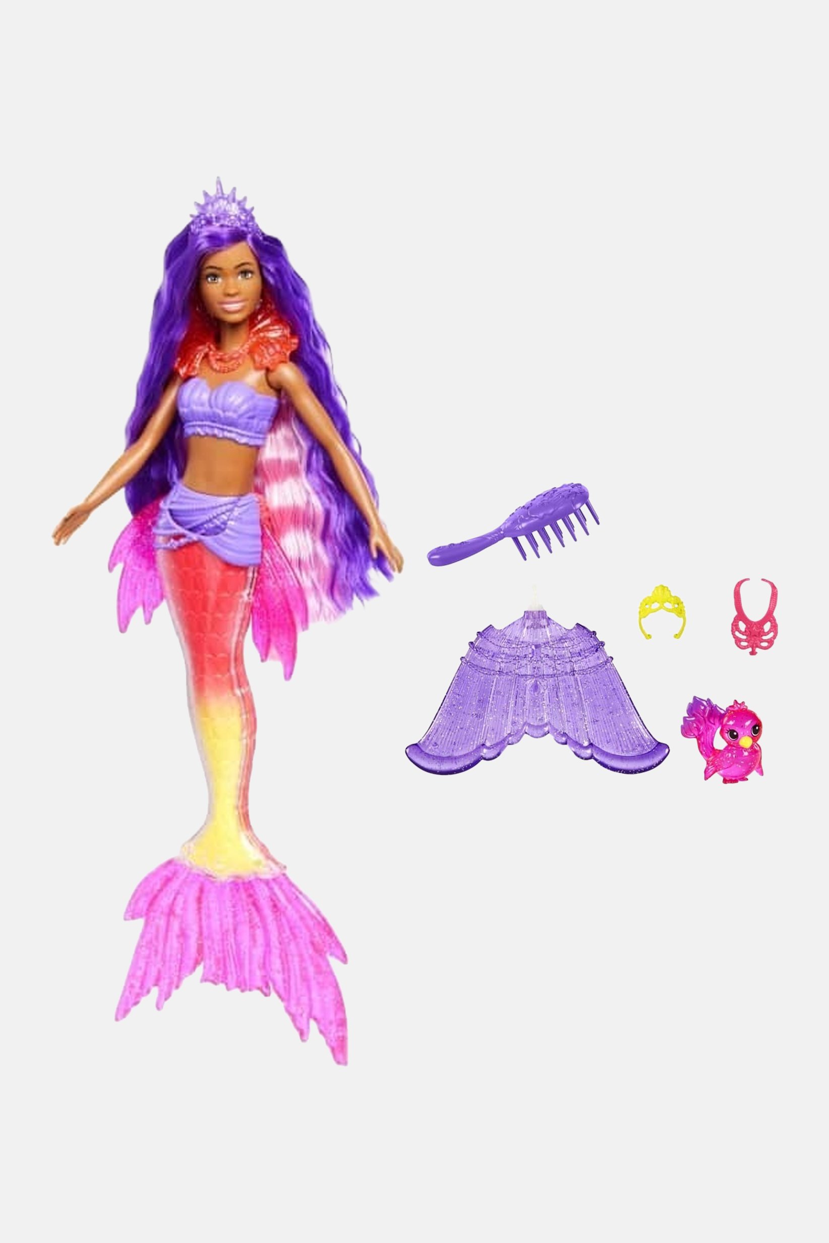 Barbie Barbie Power Brooklyn Mermaid Doll, Pink Combo