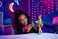 Monster High Doll, Cleo De Nile with Pet Dog, Blue Streaked Hair