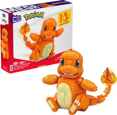Mega Pok&eacute;mon Jumbo Charmander Collectible Building Toy