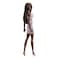 Mattel Barbie Doll, Kids Toys, Dark Brown Hair, Pink Metallic Dress, Trendy Clothes and Accessories, Gifts For Kids