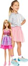 Barbie Large Barbie Doll, 28 Inches Tall, Blond Hair and Shimmery Pink Dress