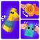 Mega Bloks Fisher-Price Sensory Toy Blocks Rock N Rattle Safari (15 Pieces) For Toddler